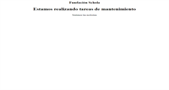 Desktop Screenshot of fundacionschola.org